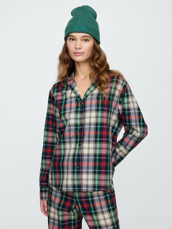 GAP Oversize popelínová pyžamová košeľa