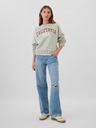 GAP Oversize mikina s logom GAP