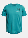 Under Armour Pánske tričko Under Armour UA Rival Terry SS Colorblock