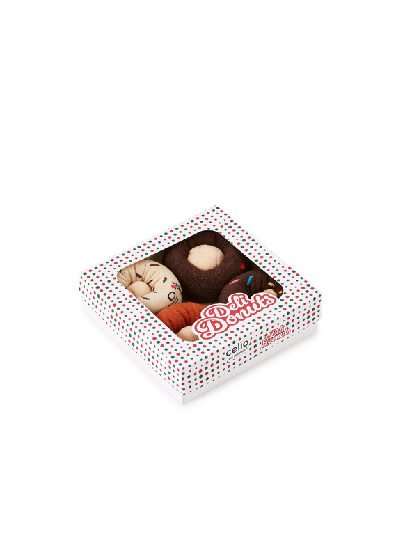 Celio Darčekové balenie ponožiek Donuts, 4 ks ONE SIZE Celio