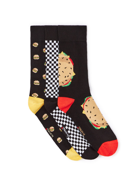 Celio Darčekové balenie ponožiek Burger, 3ks ONE SIZE Celio