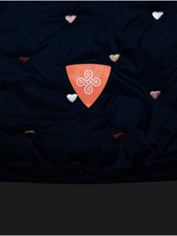 Kilpi Tmavomodrý dievčenský prešívaný zimný kabát Kilpi DAMIA