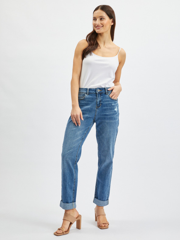 Orsay Modré dámske džínsy ORSAY