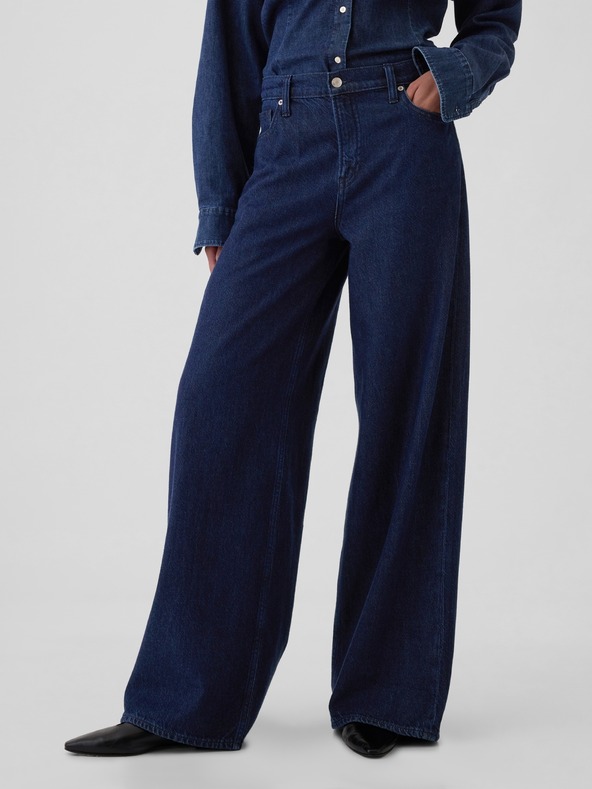 GAP Džínsy Mid Rise UltraSoft Baggy GAP