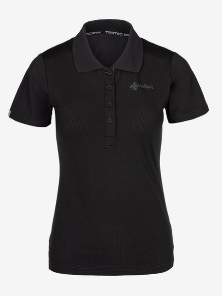 Kilpi Čierne dámske športové polo tričko Kilpi COLLAR