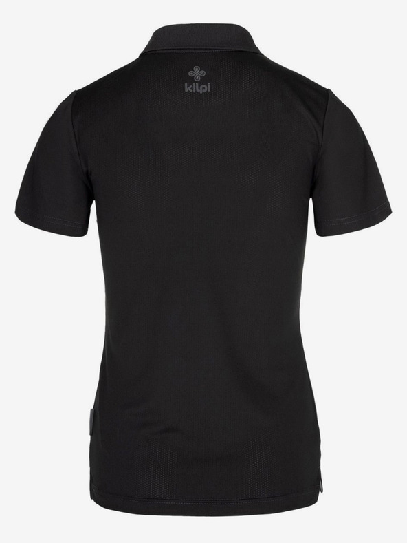Kilpi Čierne dámske športové polo tričko Kilpi COLLAR