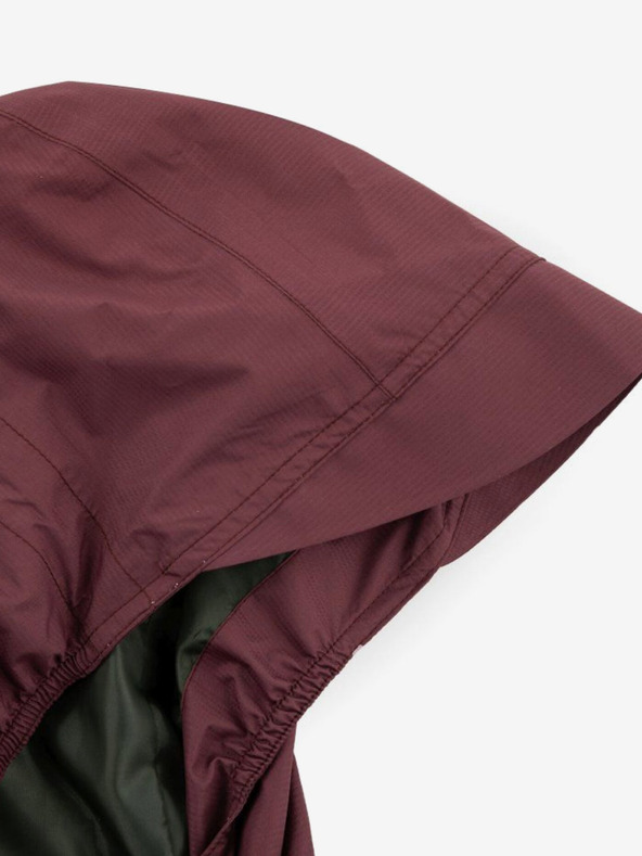 Kilpi Khaki a bordová pánska outdoorová bunda Kilpi SONNA-M