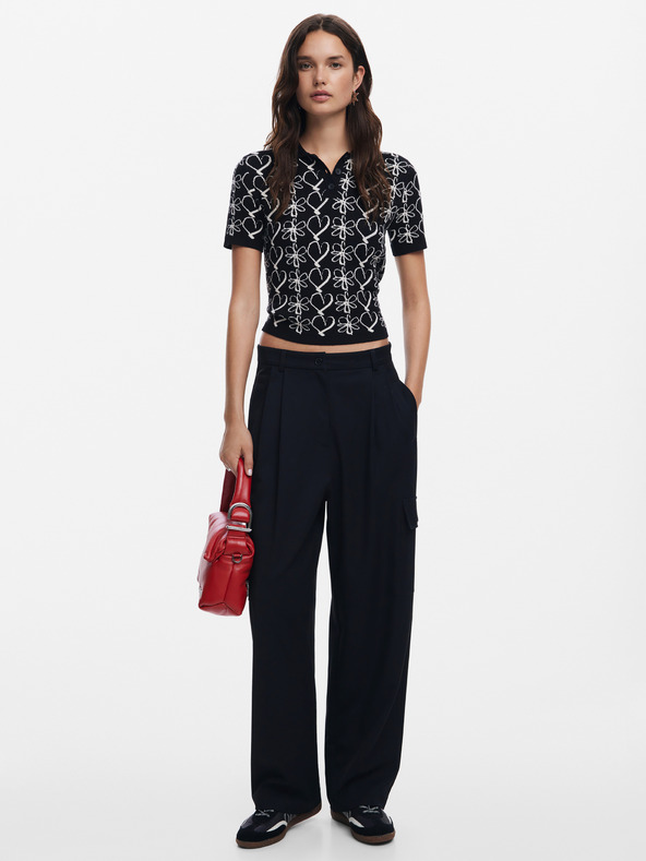 Desigual Coeurs Lacroix Tričko