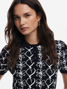 Desigual Coeurs Lacroix Tričko
