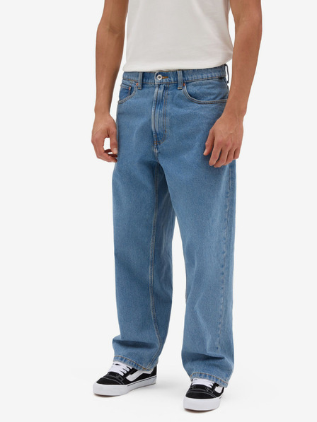 Vans Svetlomodré pánske džínsy rovného strihu VANS Baggy