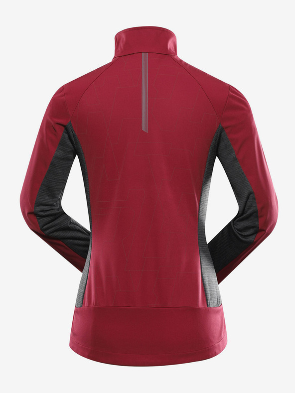 ALPINE PRO Dámska softshellová bunda s membránou ALPINE PRO UKEBA anemone