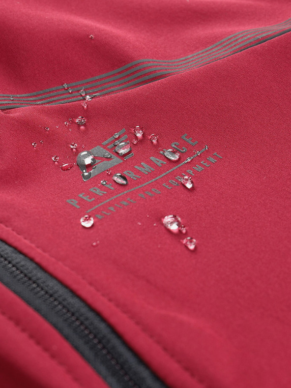 ALPINE PRO Dámska softshellová bunda s membránou ALPINE PRO UKEBA anemone