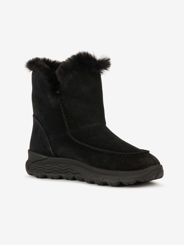 Geox Čierne dámske členkové topánky Geox Spherica 4X4 B ABX