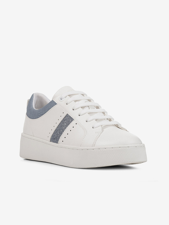 Geox Modro-biele dámske tenisky na platforme Geox Skyely