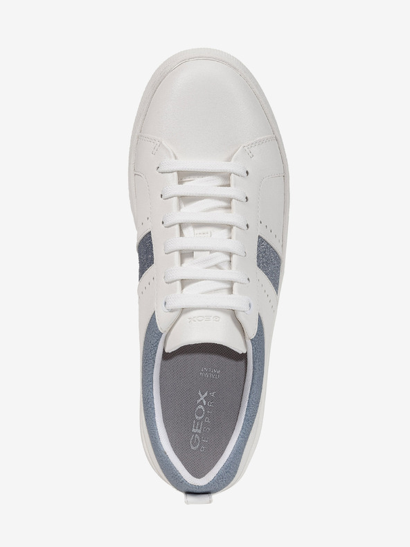Geox Modro-biele dámske tenisky na platforme Geox Skyely