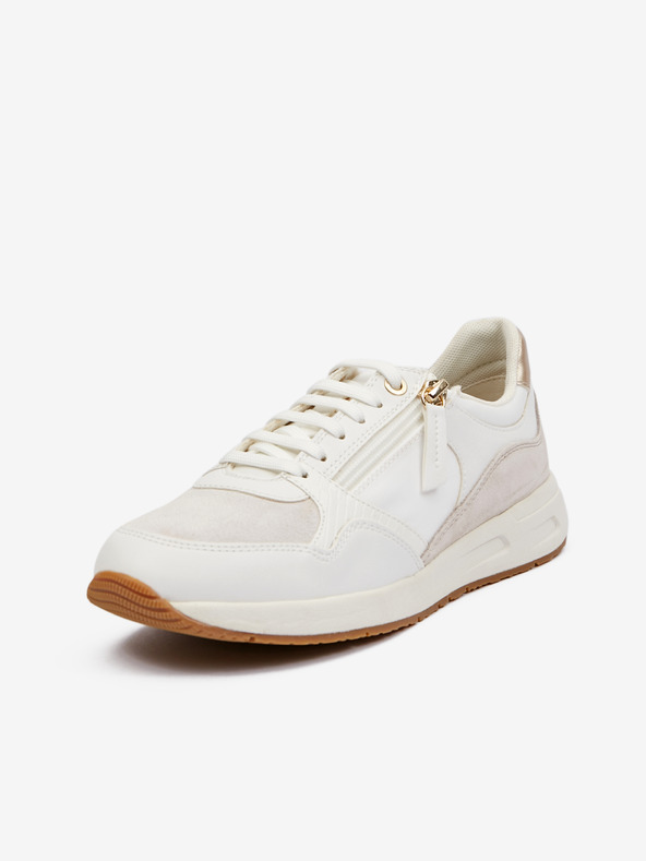 Geox Krémové dámske tenisky Geox Bulmya