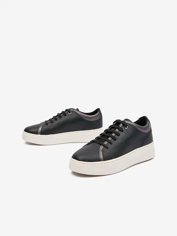 Geox Čierne dámske tenisky Geox Skyely