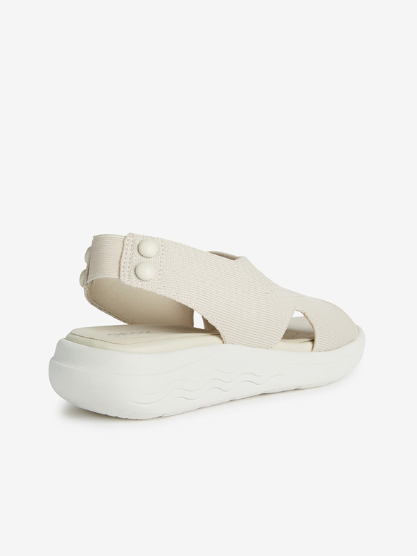 Geox Biele dámske sandále Geox Spherica Ec5