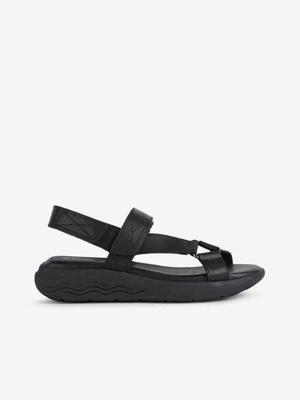 Geox Čierne dámske sandále Geox Spherica EC5W