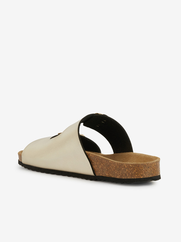 Geox Zlaté dámske sandále Geox Brionia