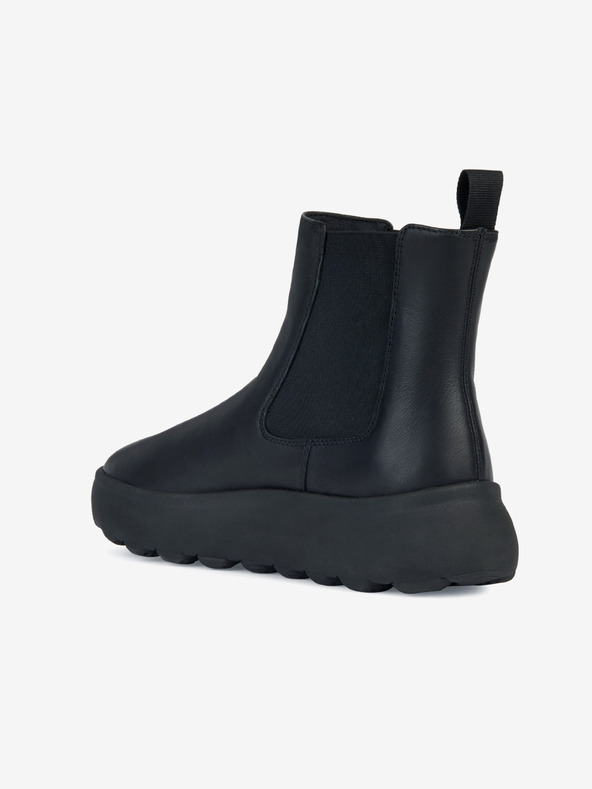 Geox Čierne dámske členkové topánky Geox Spherica EC4.1