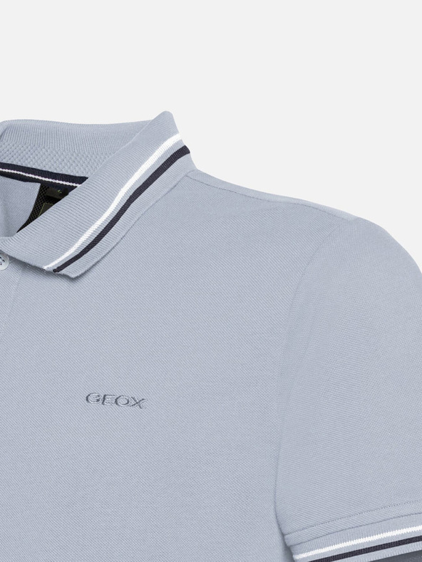 Geox Modré pánske polotričko Geox Polo