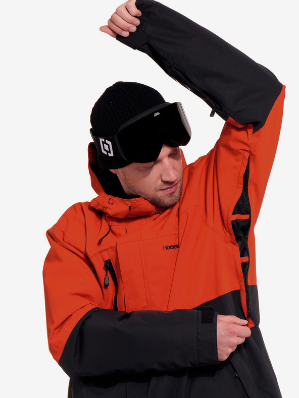 Horsefeathers Bunda Track - red clay/black Horsefeathers