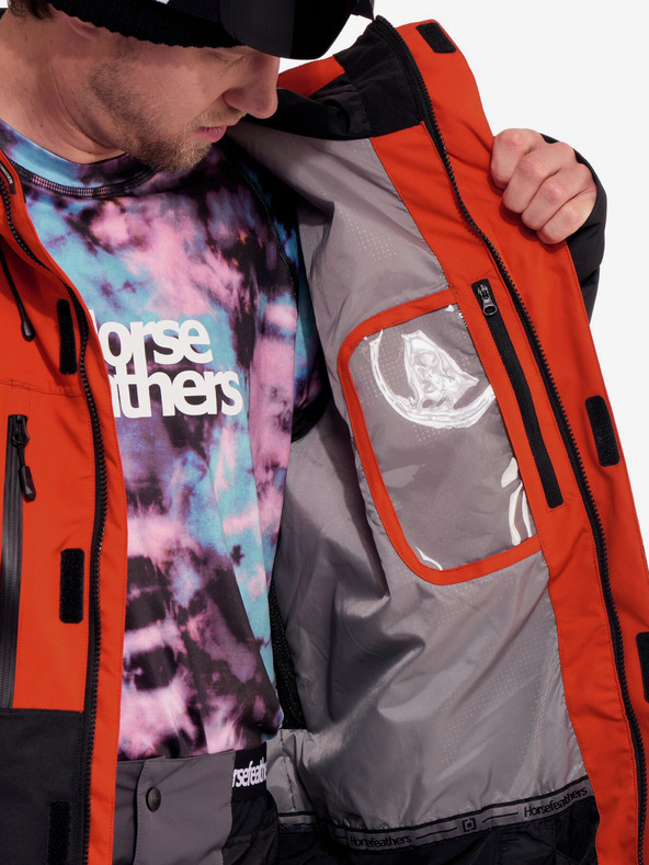 Horsefeathers Bunda Track - red clay/black Horsefeathers