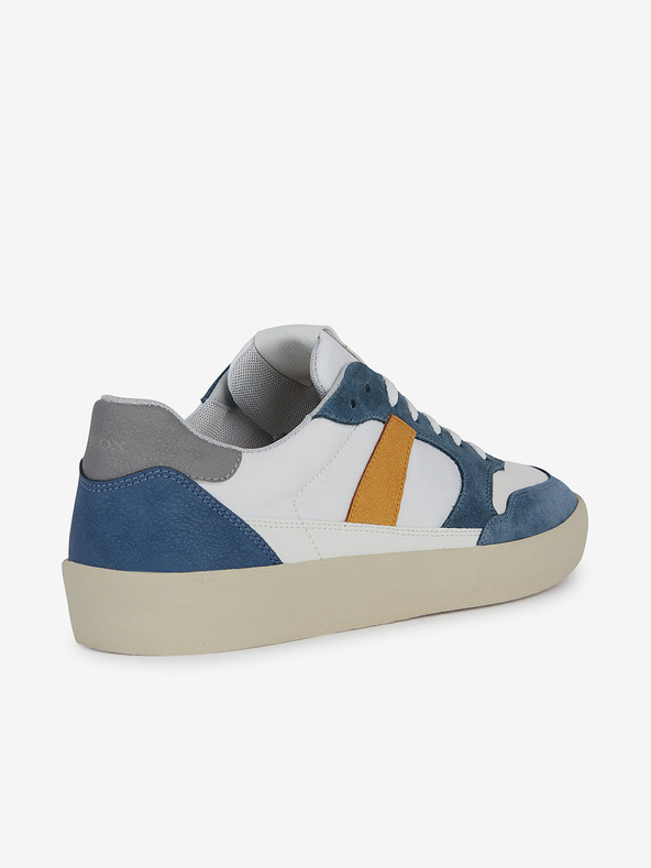 Geox Bielo-modré pánske tenisky Geox Affile