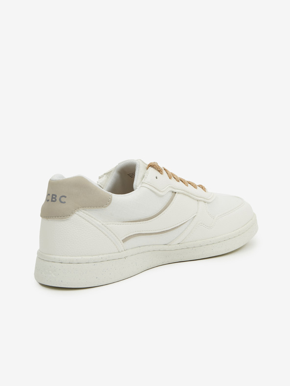 Geox Biele pánske tenisky Geox Warrens