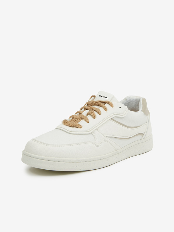 Geox Biele pánske tenisky Geox Warrens