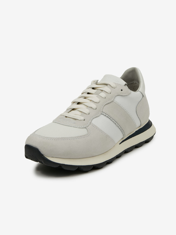 Geox Biele pánske tenisky Geox Spherica Vseries