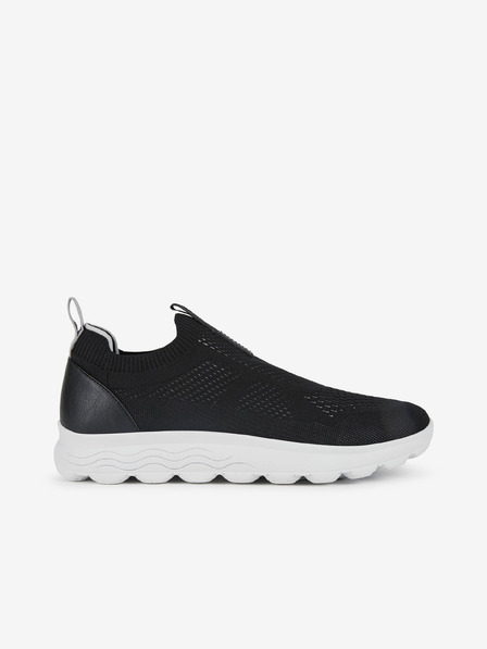 Geox Čierne pánske slip on tenisky Geox Spherica