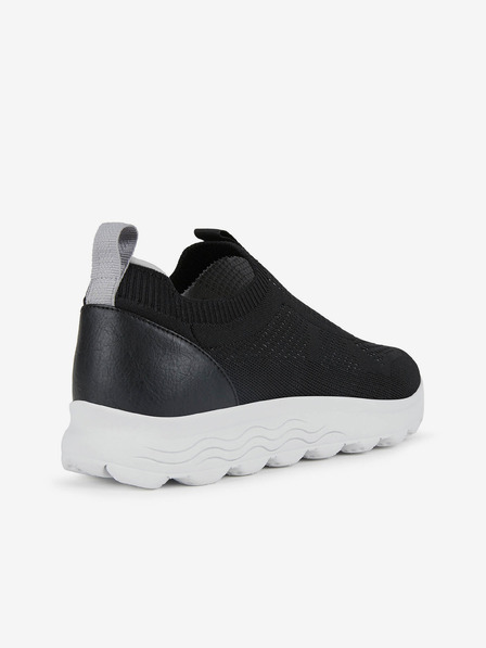 Geox Čierne pánske slip on tenisky Geox Spherica