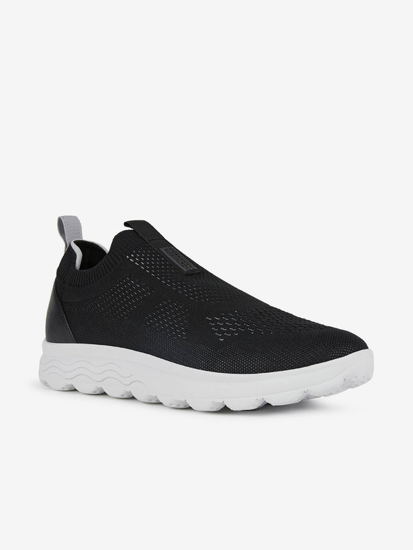 Geox Čierne pánske slip on tenisky Geox Spherica