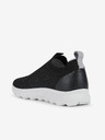 Geox Čierne pánske slip on tenisky Geox Spherica