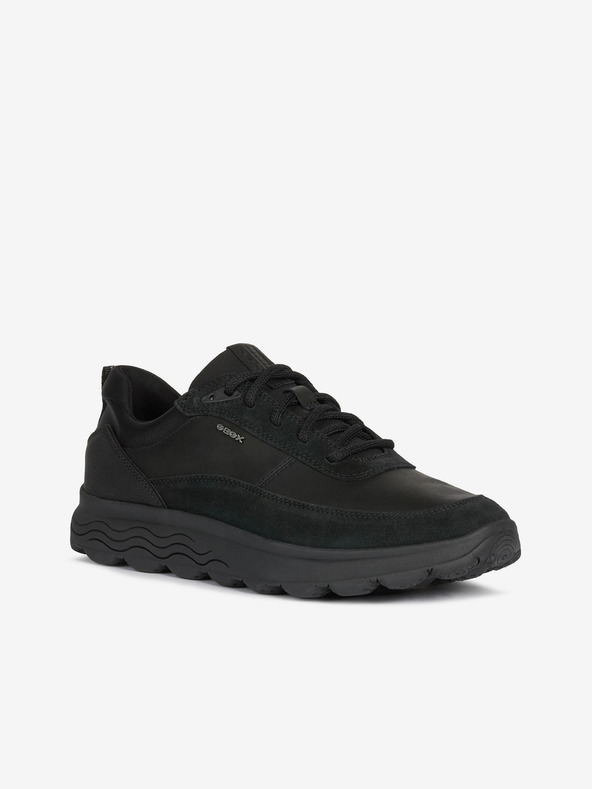 Geox Čierne pánske tenisky Geox Spherica
