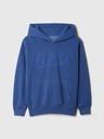 GAP Detská mikina s logom a fleece GAP