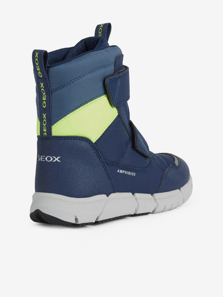 Geox Tmavomodré chlapčenské členkové topánky Geox Flexyper B Abx