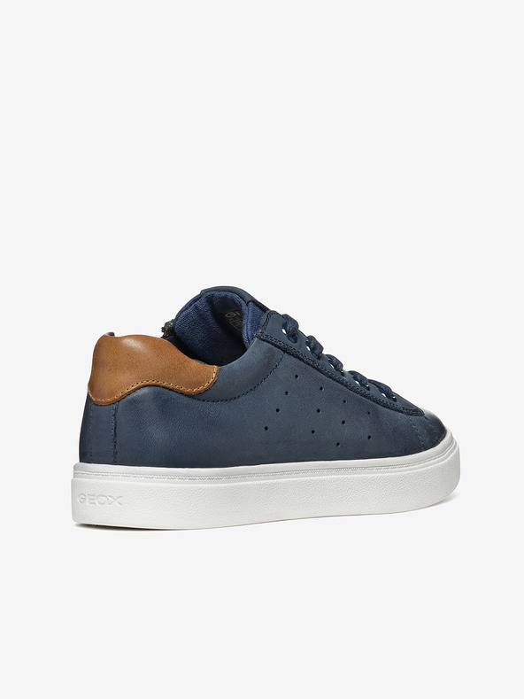 Geox Tmavomodré chlapčenské tenisky Geox Nashik