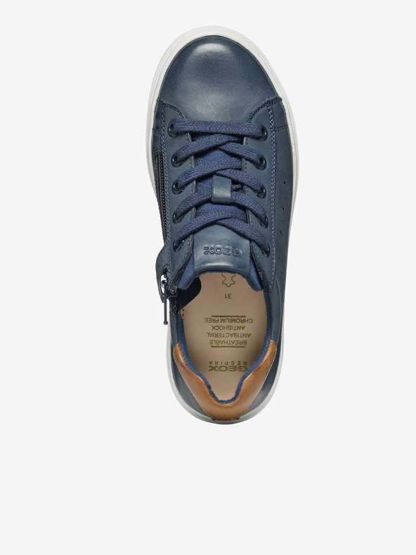 Geox Tmavomodré chlapčenské tenisky Geox Nashik