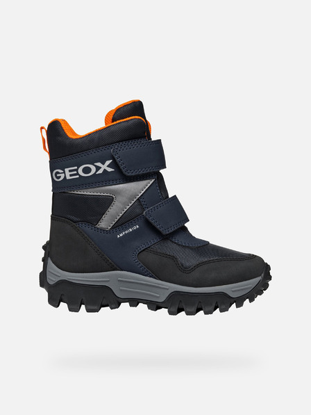Geox Tmavomodré chlapčenské zimné topánky Geox Himalaya B ABX