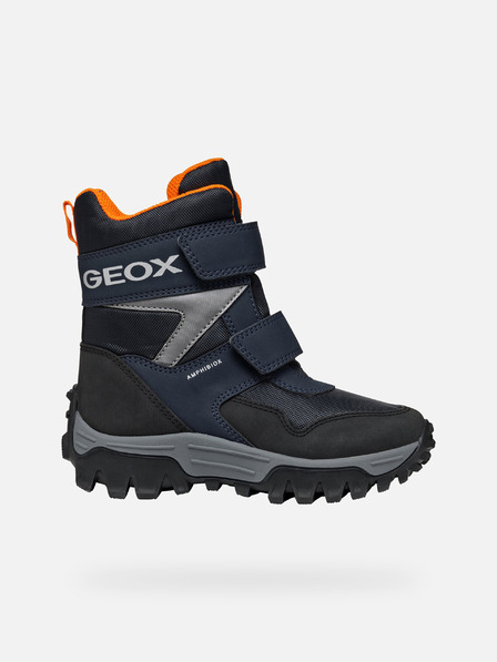 Geox Tmavomodré chlapčenské zimné topánky Geox Himalaya B ABX