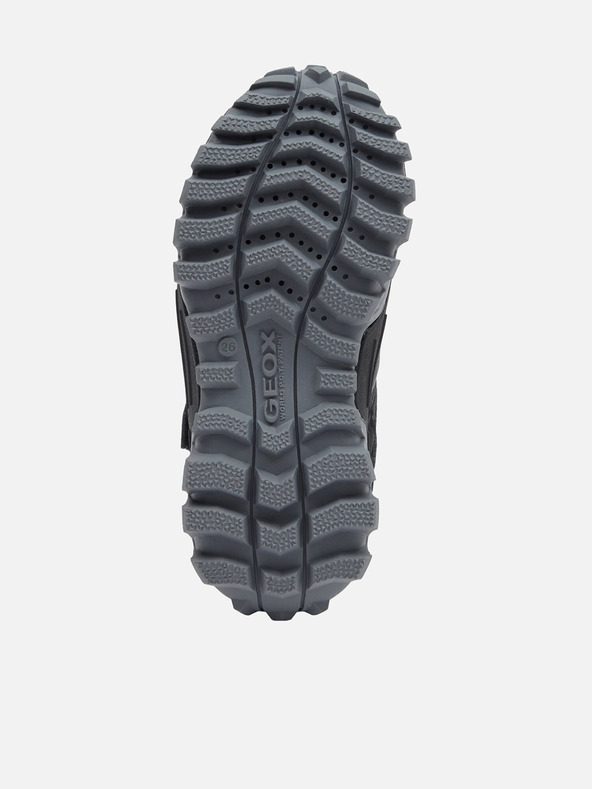 Geox Čierne chlapčenské zimné topánky Geox Himalaya B Abx