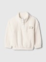 GAP Baby sherpa mikina s logom GAP