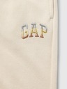 GAP Detské tepláky fleece logo army GAP