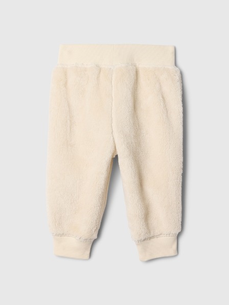 GAP Baby nohavice z umelej kožušiny GAP