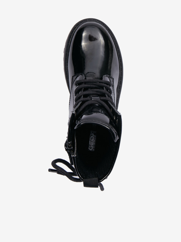 Geox Čierne dievčenské členkové topánky Geox Casey