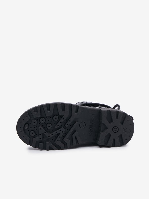 Geox Čierne dievčenské členkové topánky Geox Casey