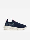 Geox Tmavomodré dievčenské slip on tenisky Geox